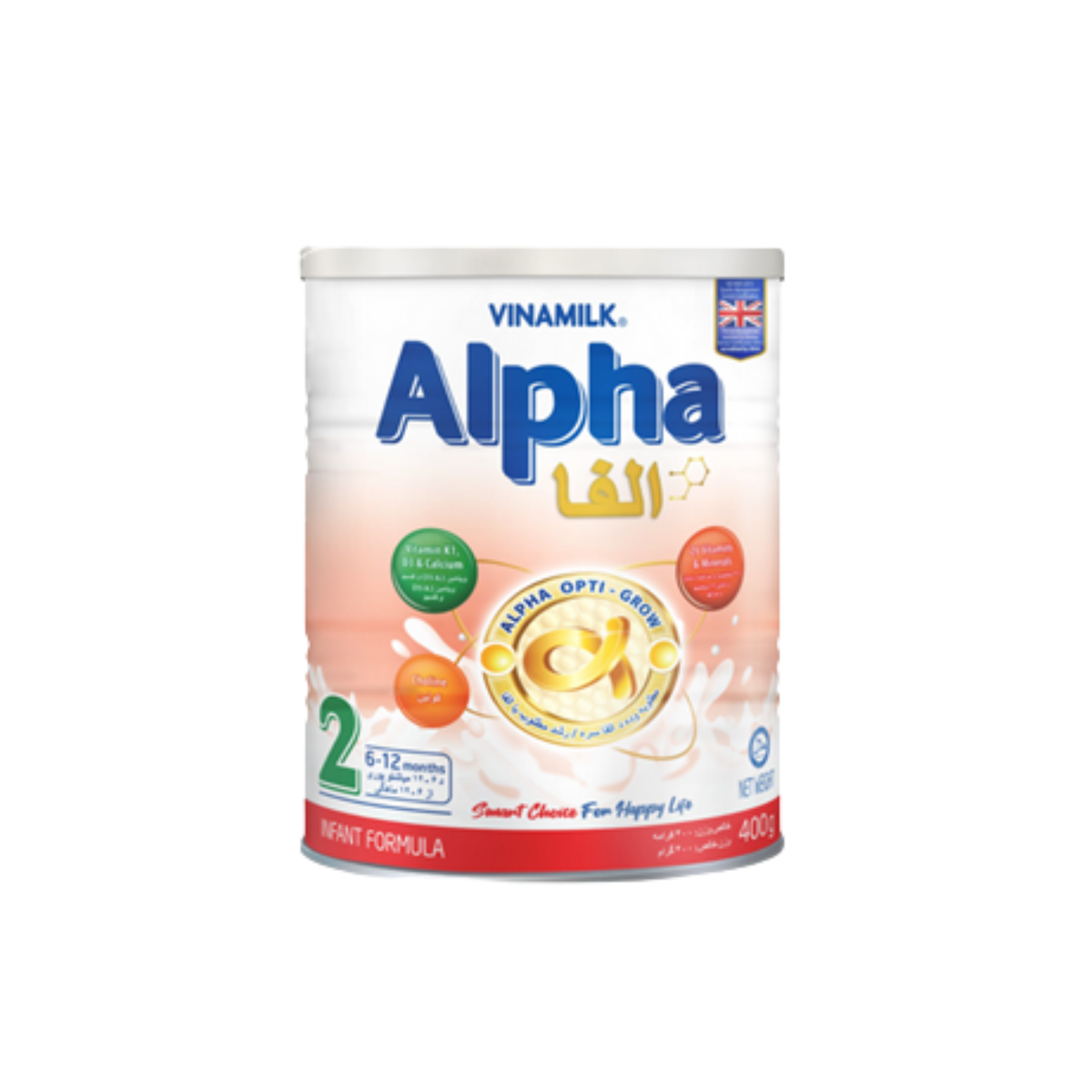 Alpha Infant Formula Milk  400gm – Stage 2 (6–12 Months)
