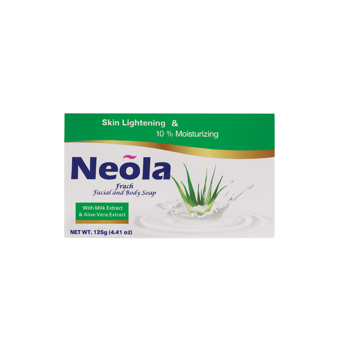 Neola Facial & Body Soap 125g – Milk & Aloe Vera Extract