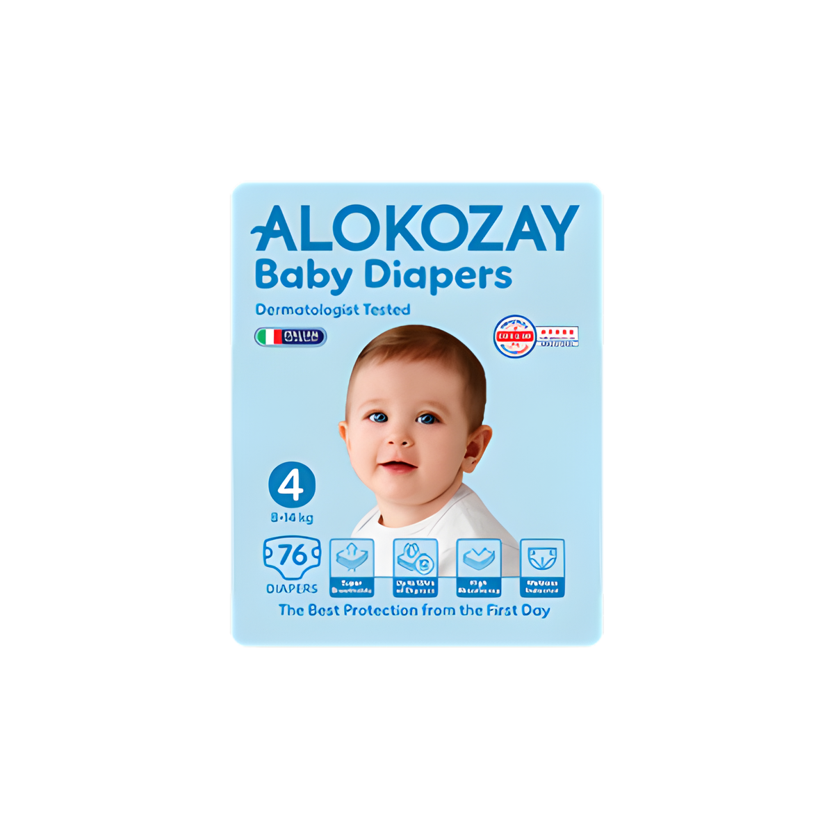 Alokozay Baby Diapers 4-76 L