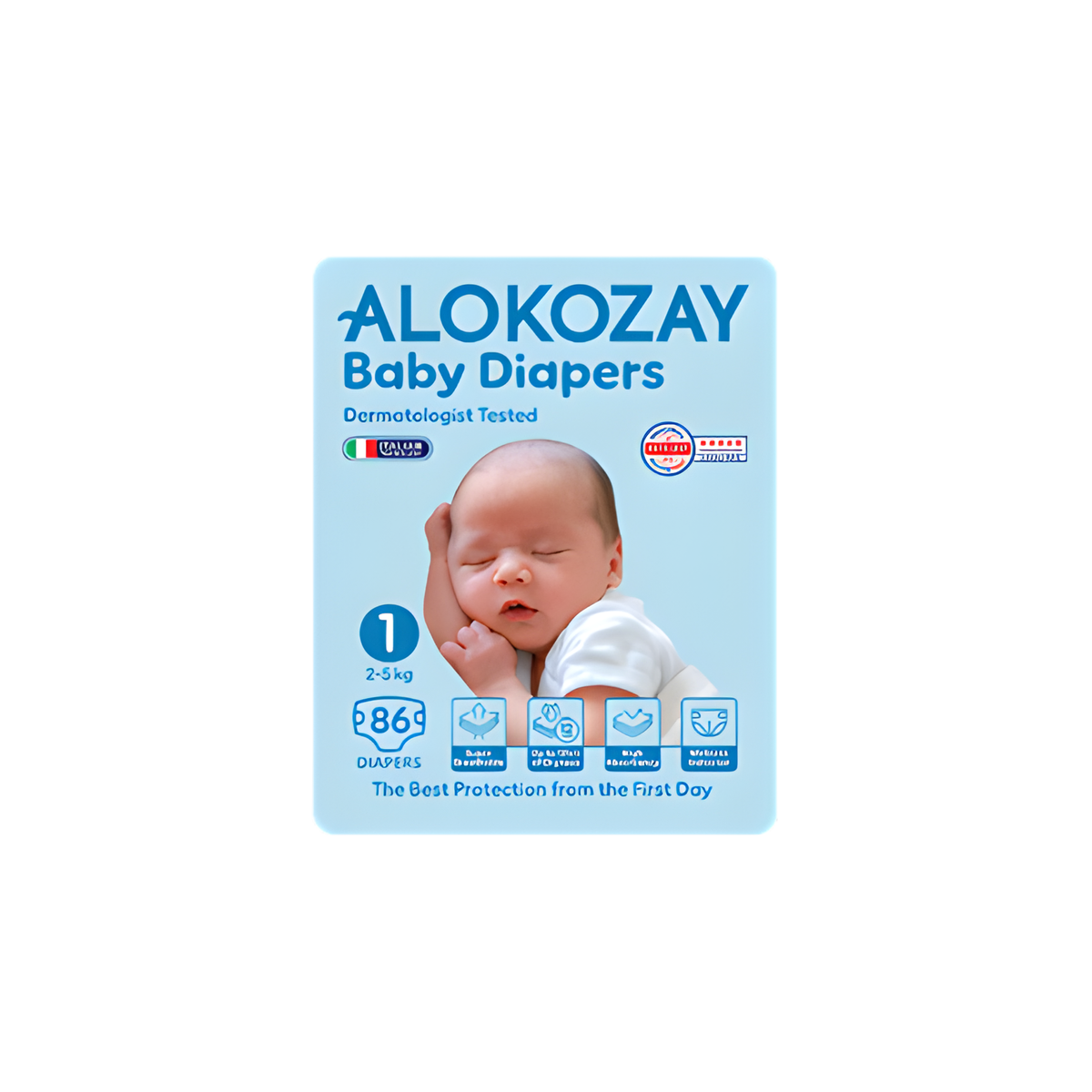 Alokozay Baby Diapers 1-86 S