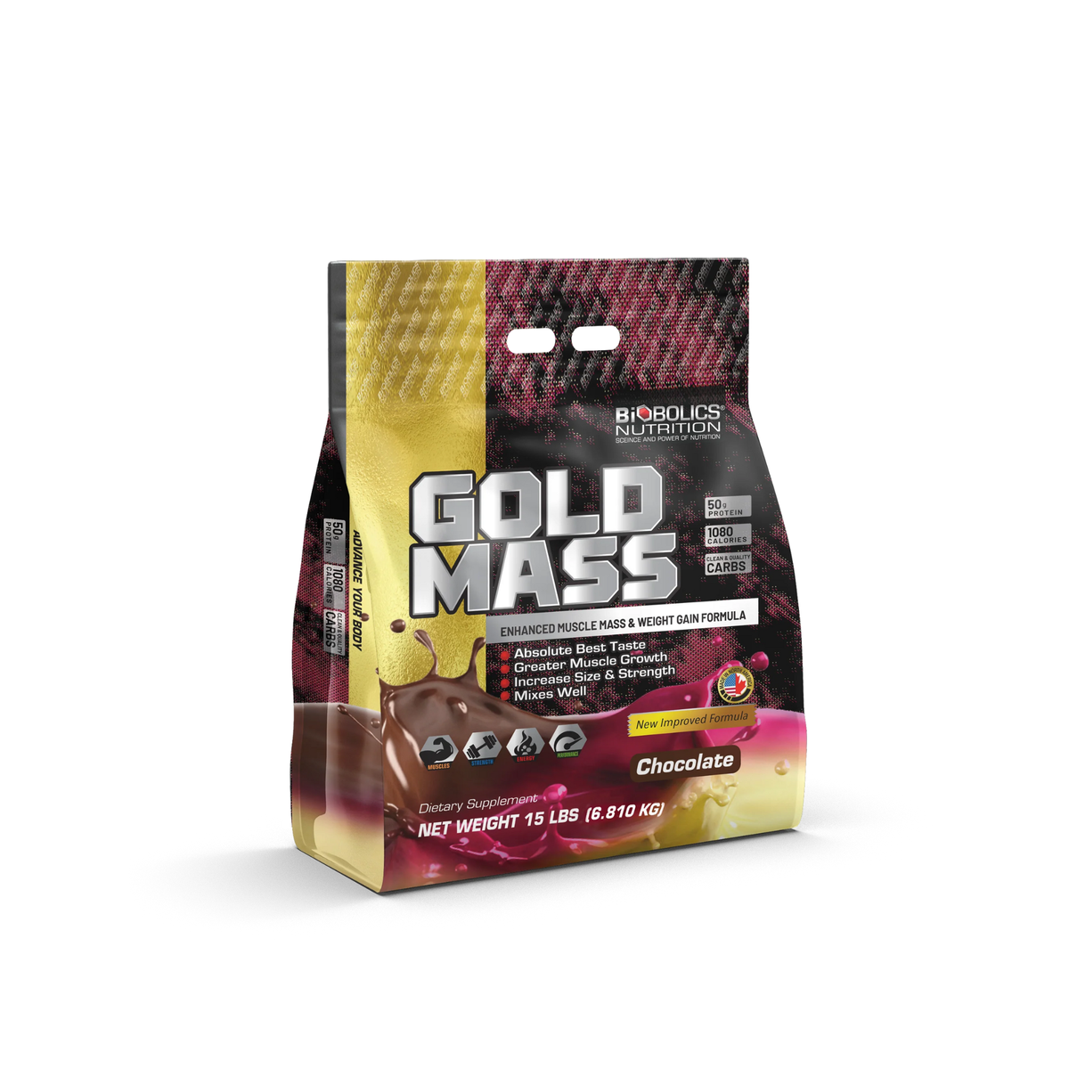 Bio Gold Mass Gainer 15lb – Premium Muscle & Weight Gainer
