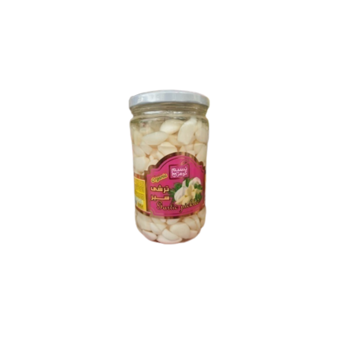 Organic Garlic Pickle – 100% Natural Pickled Garlic (Glass Jar)