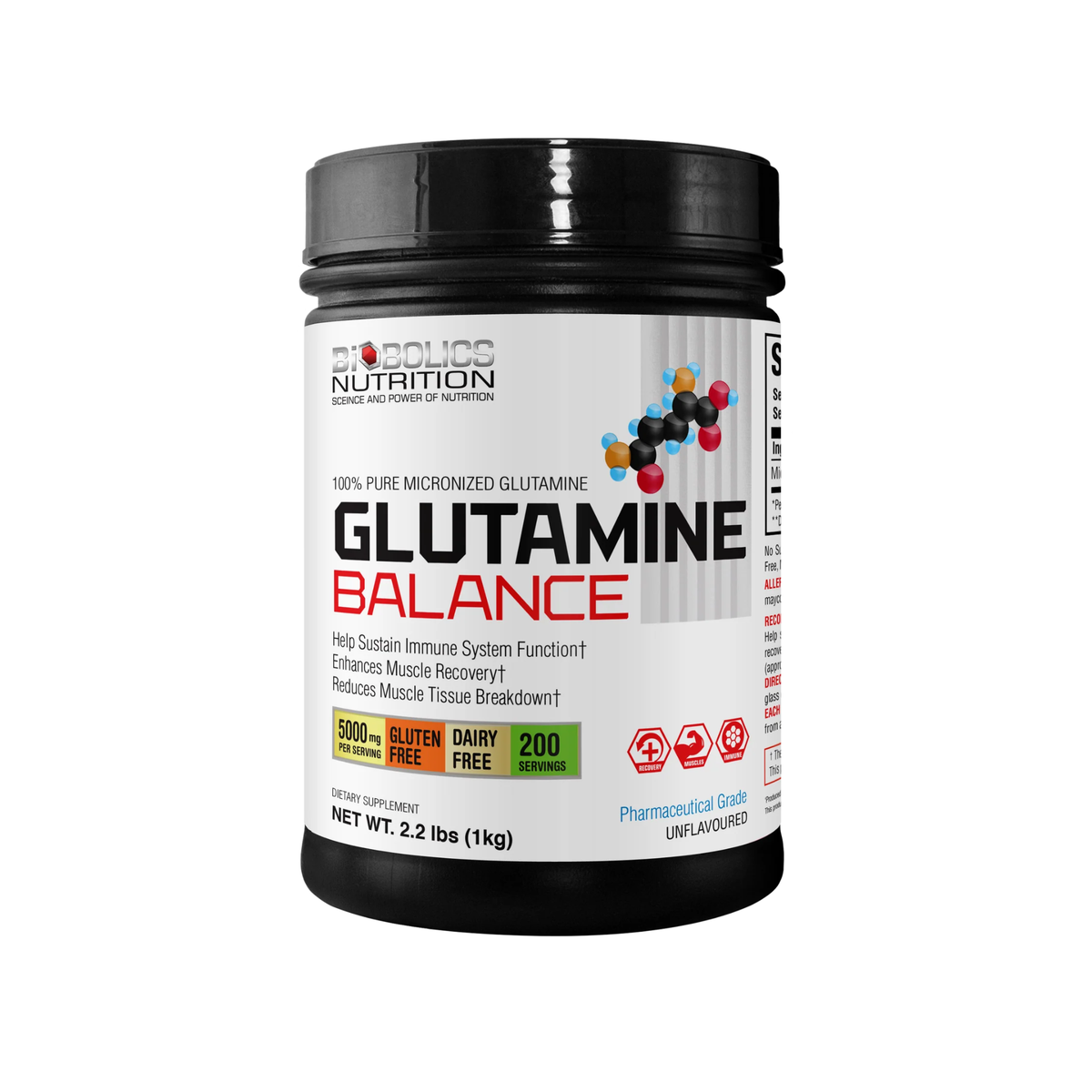 Bio Glutamine 500g (100 Servings) – Muscle Recovery & Strength Support