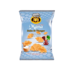 Mana Salt & Vinegar Potato Chips | Tangy & Crispy Snack